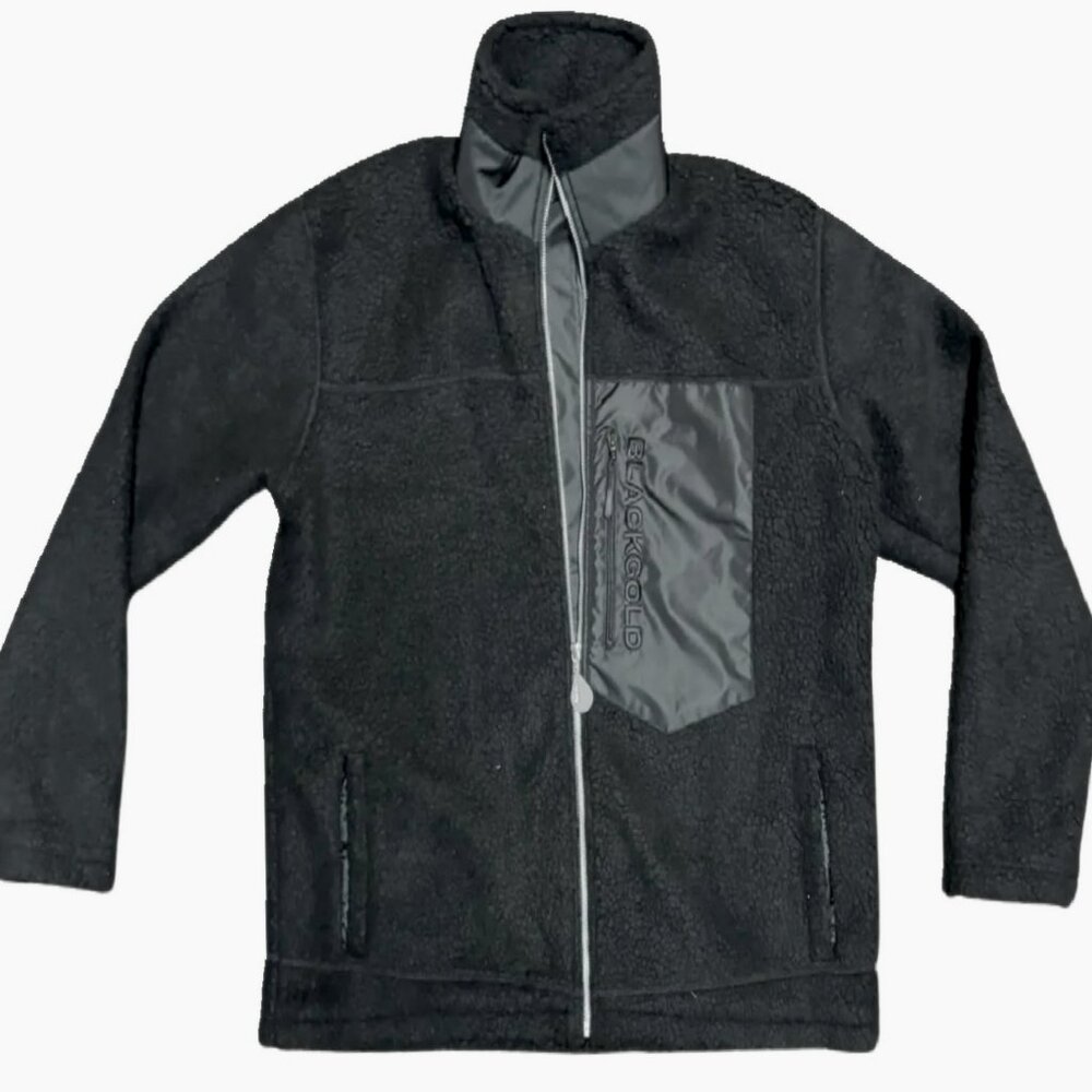 NWOT Men's BLACK 5XL Sherpa Blackgold Supply Co. Jacket